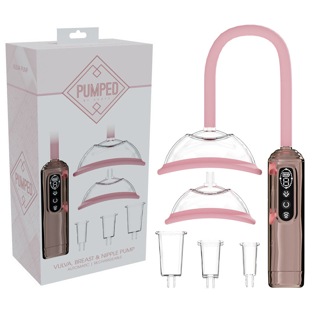 PUMPED Vulva, Breast & Nipple Pump -  -  USB Rechargeable Ladies Pump Set