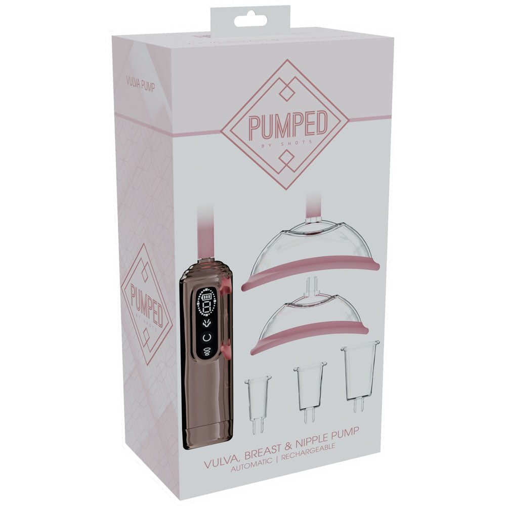 PUMPED Vulva, Breast & Nipple Pump -  -  USB Rechargeable Ladies Pump Set