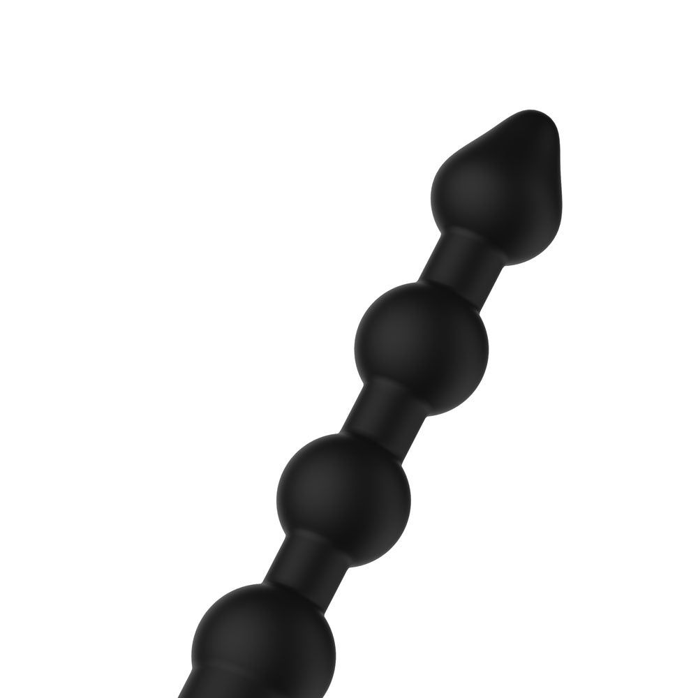 Passion Play Vibrating Anal Beads with Remote -  USB Rechargeable Vibrating Anal Beads with Wireless Remote