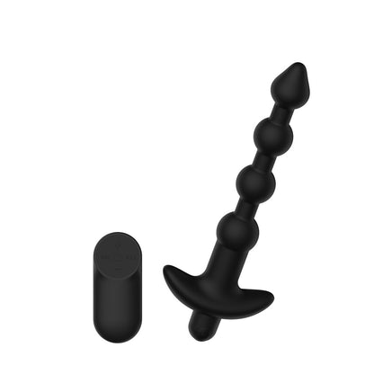 Passion Play Vibrating Anal Beads with Remote -  USB Rechargeable Vibrating Anal Beads with Wireless Remote