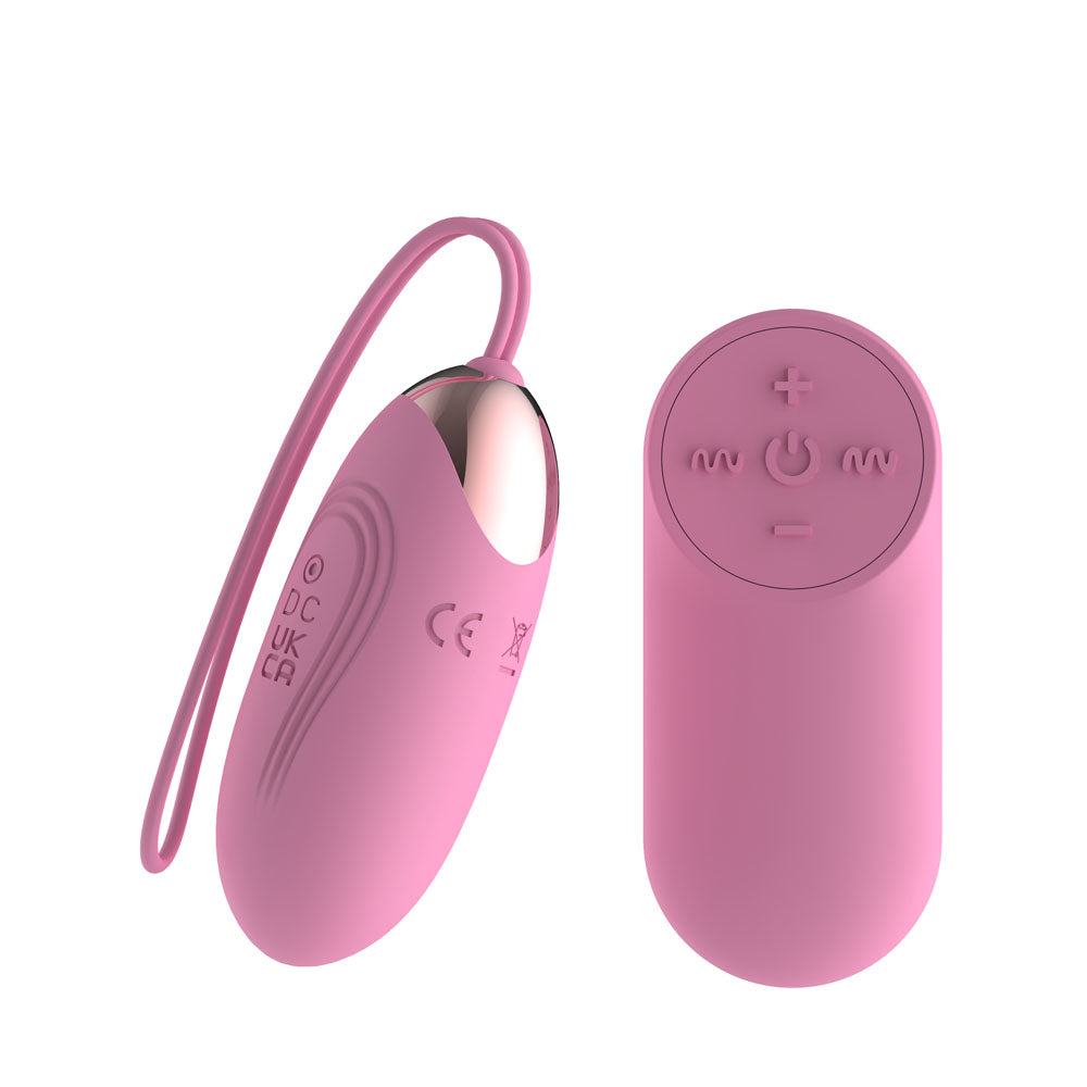 Passion Play Silicone Vibrating Egg - Small -  USB Rechargeable Vibrating Egg with Wireless Remote