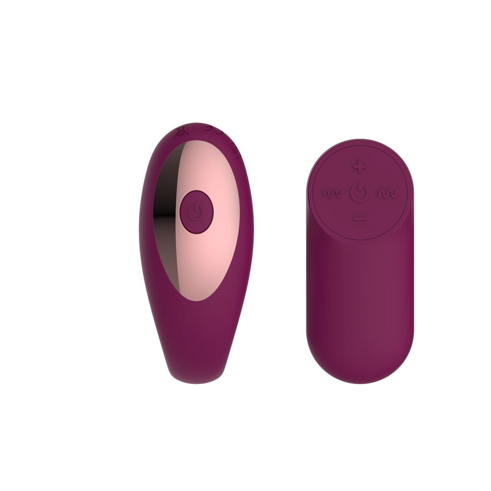 Passion Play Couple Vibe with Remote Controller -  USB Rechargeable Couples Vibrator with Wireless Remote