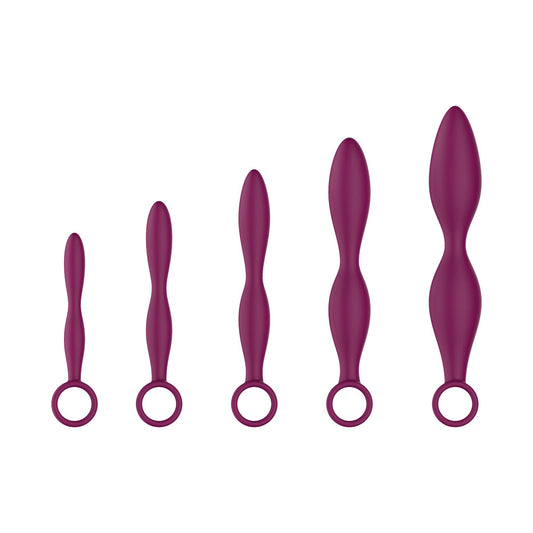Passion Play Silicone Dilator Set -  Dilator Kit - Set of 5 Sizes