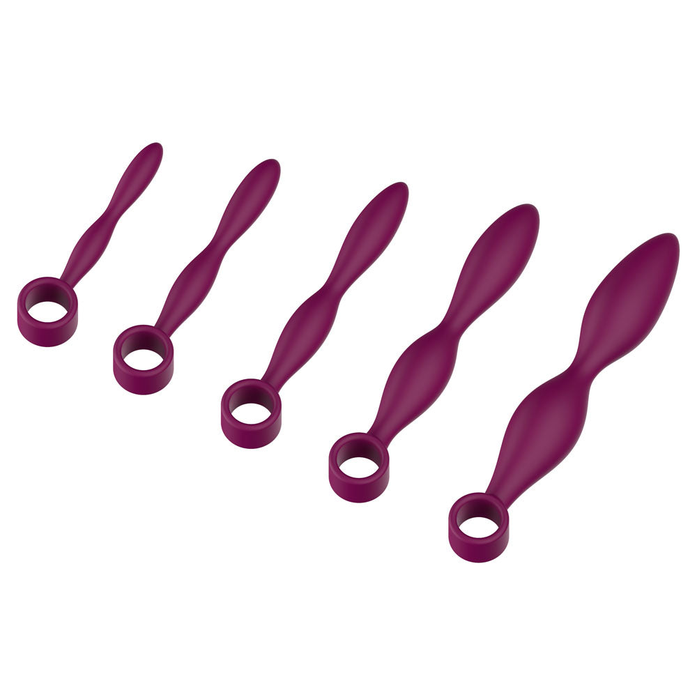 Passion Play Silicone Dilator Set -  Dilator Kit - Set of 5 Sizes