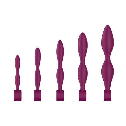 Passion Play Silicone Dilator Set -  Dilator Kit - Set of 5 Sizes