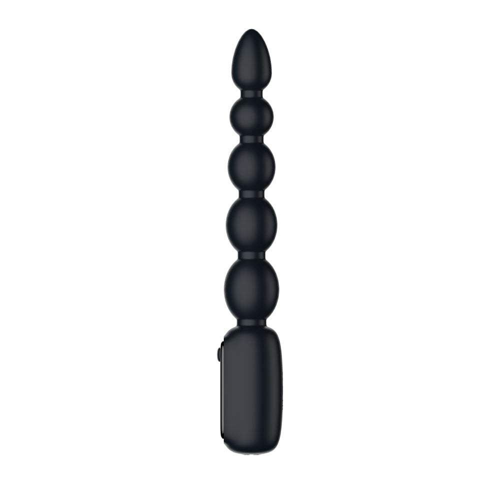 Passion Play Vibrating Anal Beads with LED Screen -  23 cm USB Rechargeable Vibrating Anal Beads