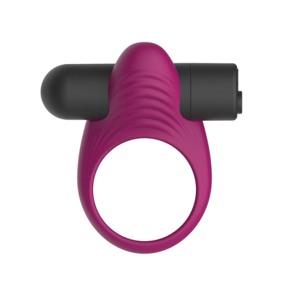 Passion Play Silicone Vibrating Cockring -  USB Rechargeable Vibrating Penis Ring