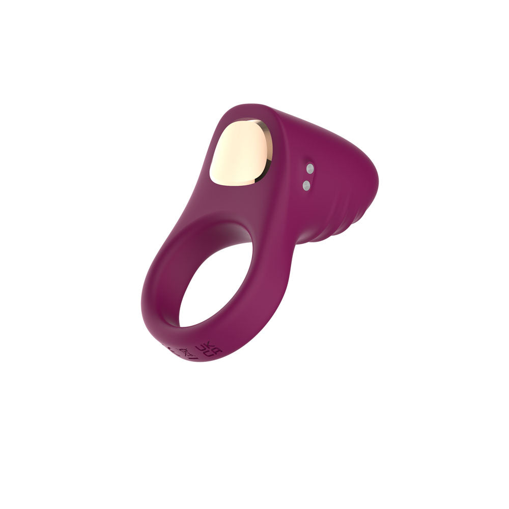Passion Play Silicone Vibrating Cockring -  USB Rechargeable Penis Ring