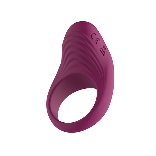 Passion Play Silicone Vibrating Cockring -  USB Rechargeable Penis Ring