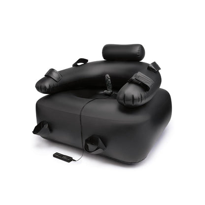 Whipsmart Inflatable Bondage Chair -  Inflatable Chair with 6'' Vibrating Dong