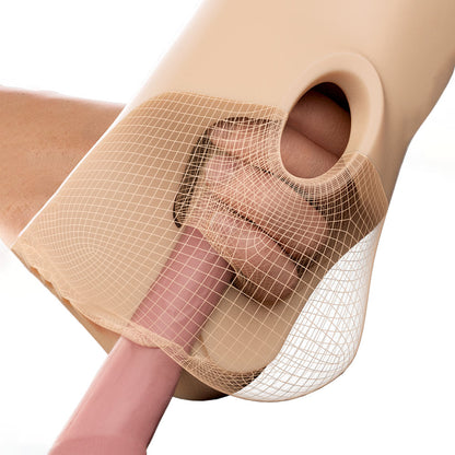 PDX Plus Double Pounder Vibrating Squeeze Stroker -  -  USB Rechargeable Vibrating Vagina Stroker