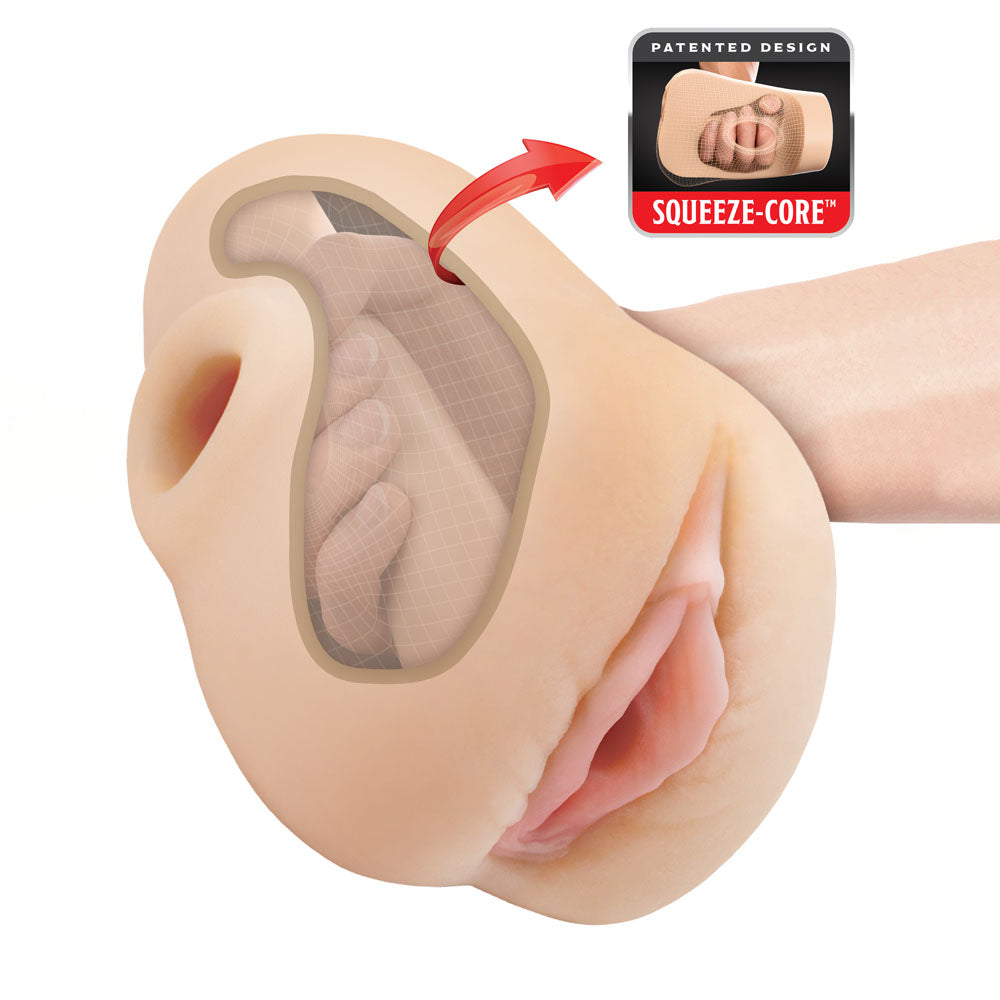 PDX Plus Pussy Pounder Squeeze Stroker -  -  Vagina Stroker