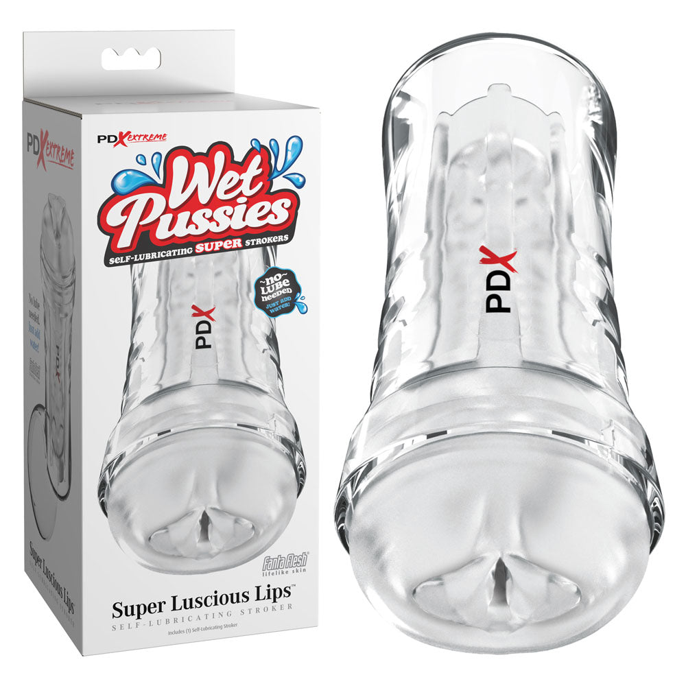 PDX Extreme Wet Pussies - Super Luscious Lips -  -  Self Lubricating Vagina Stroker