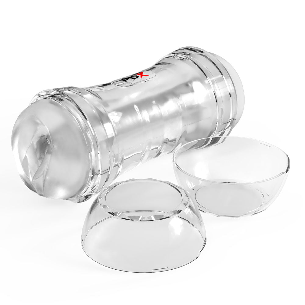 PDX Wet Pussies Super Flip-A-Pussy Over -  -  Dual Ended Self Lubricating Stroker (Vagina & Ass)