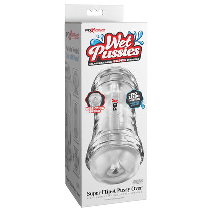 PDX Wet Pussies Super Flip-A-Pussy Over -  -  Dual Ended Self Lubricating Stroker (Vagina & Ass)