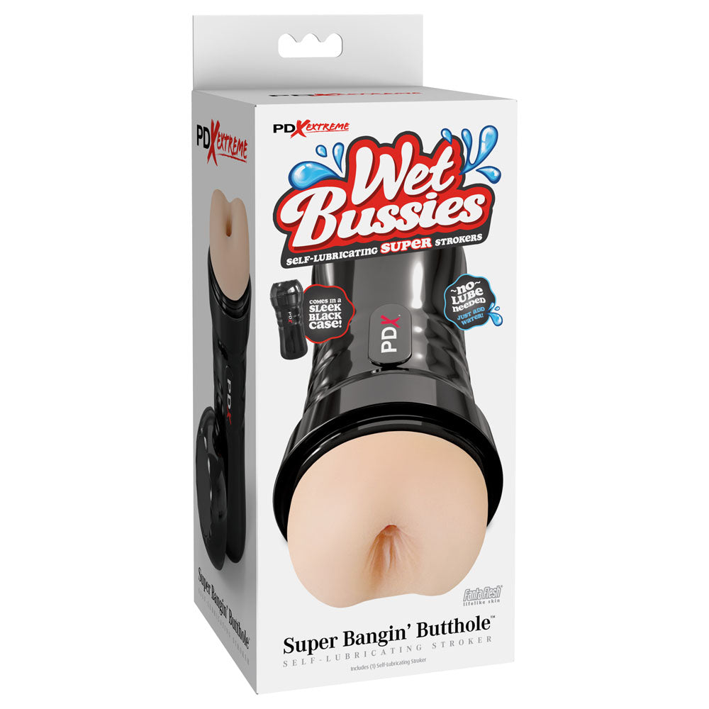 PDX Wet Bussies Super Bangin Butt - Light -  Anal Stroker