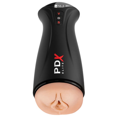 PDX Elite Fuck-Gasm -  - USB Rechargeable Sucking & Vibrating Auto Stroker