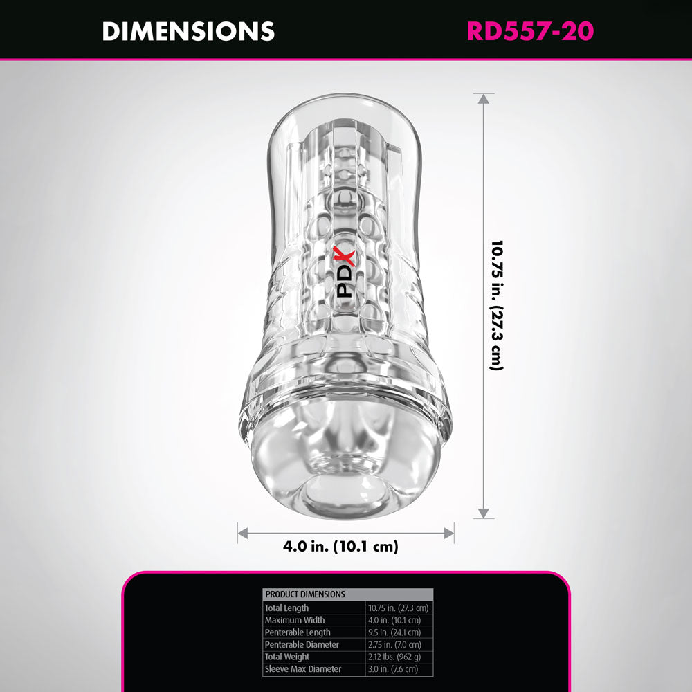 PDX Elite ViewTube EZ-Grip Stroker -  Stroker