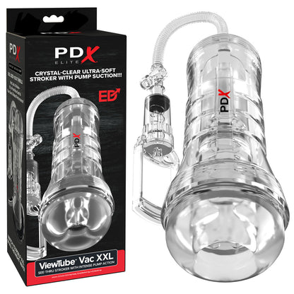 PDX Elite ViewTube Vac XXL Pump Stroker -  Vagina Stroker with Suction Pump