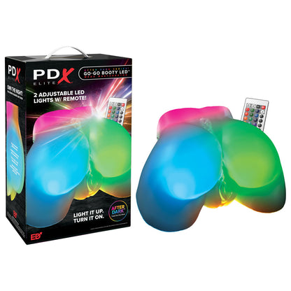 PDX Elite Go-Go Booty LED Mega Masturbator -  with LED Doggy-Style Masturbator