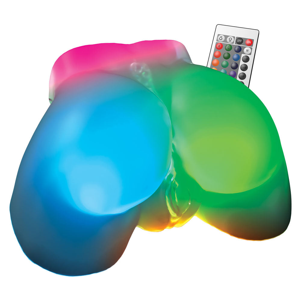 PDX Elite Go-Go Booty LED Mega Masturbator -  with LED Doggy-Style Masturbator
