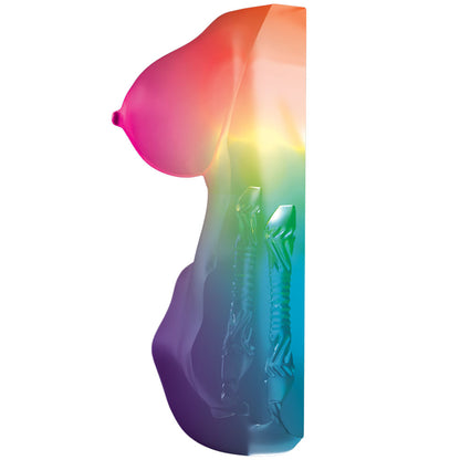 PDX Elite Go-Go Bator LED Mega Masturbator -  with LED Mini Torso Masturbator