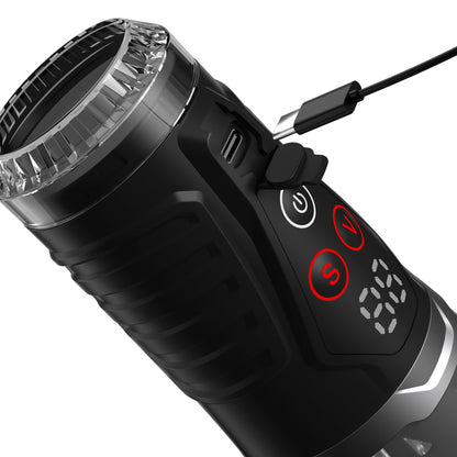 PDX Elite Ultra Milker Pro -  USB Rechargeable Vibrating & Sucking Auto Stroker
