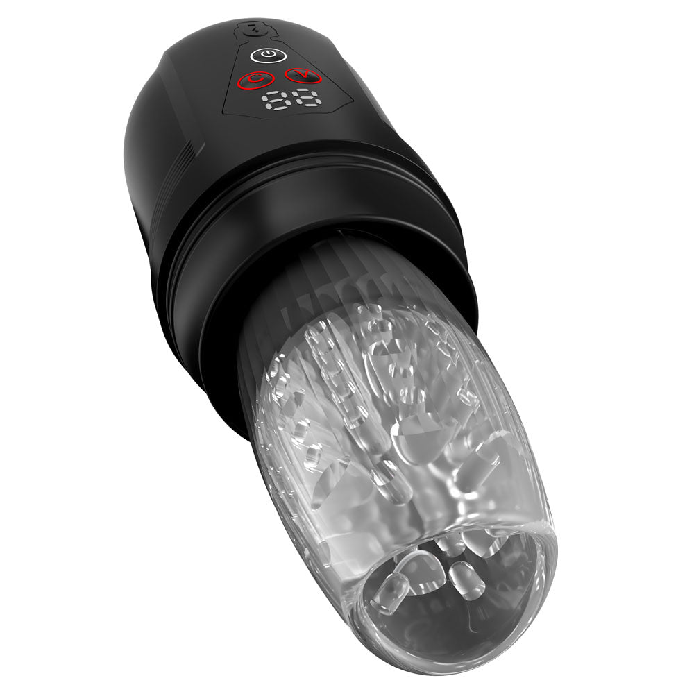 PDX Elite Mega-Bator Pro -  USB Rechargeable Vibrating & Spinning Auto Stroker