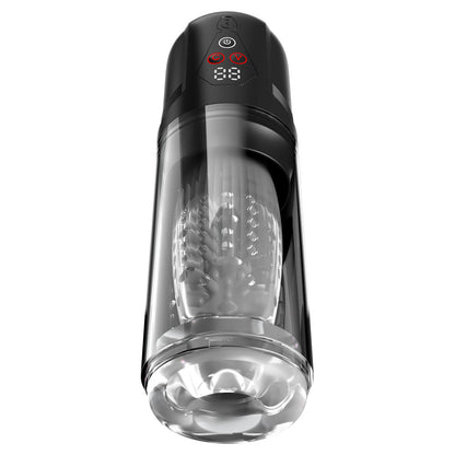 PDX Elite Mega-Bator Pro -  USB Rechargeable Vibrating & Spinning Auto Stroker