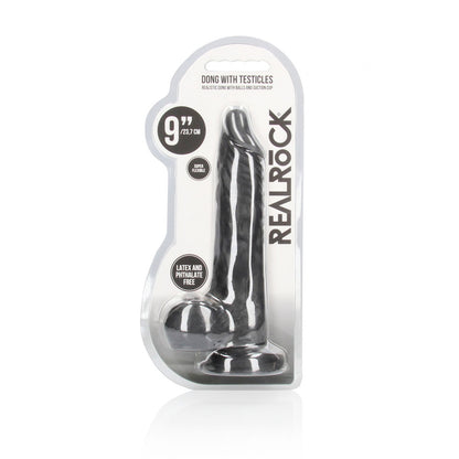 REALROCK 9'' Realistic Dong with Balls -  -  22.9 cm Dong
