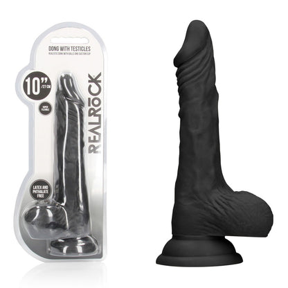 REALROCK 10'' Realistic Dong with Balls -  -  25.4 cm Dong