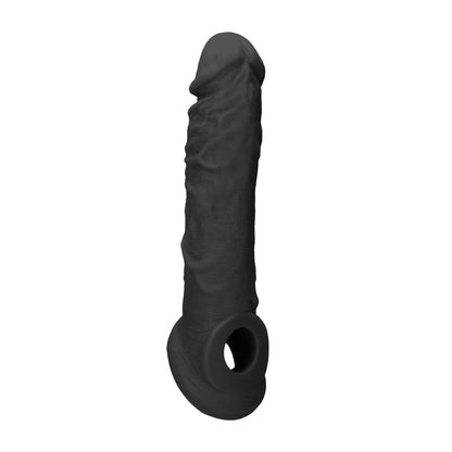 REALROCK 8'' Realistic Penis Extender with Rings -  -  20.3 cm Penis Extension Sleeve