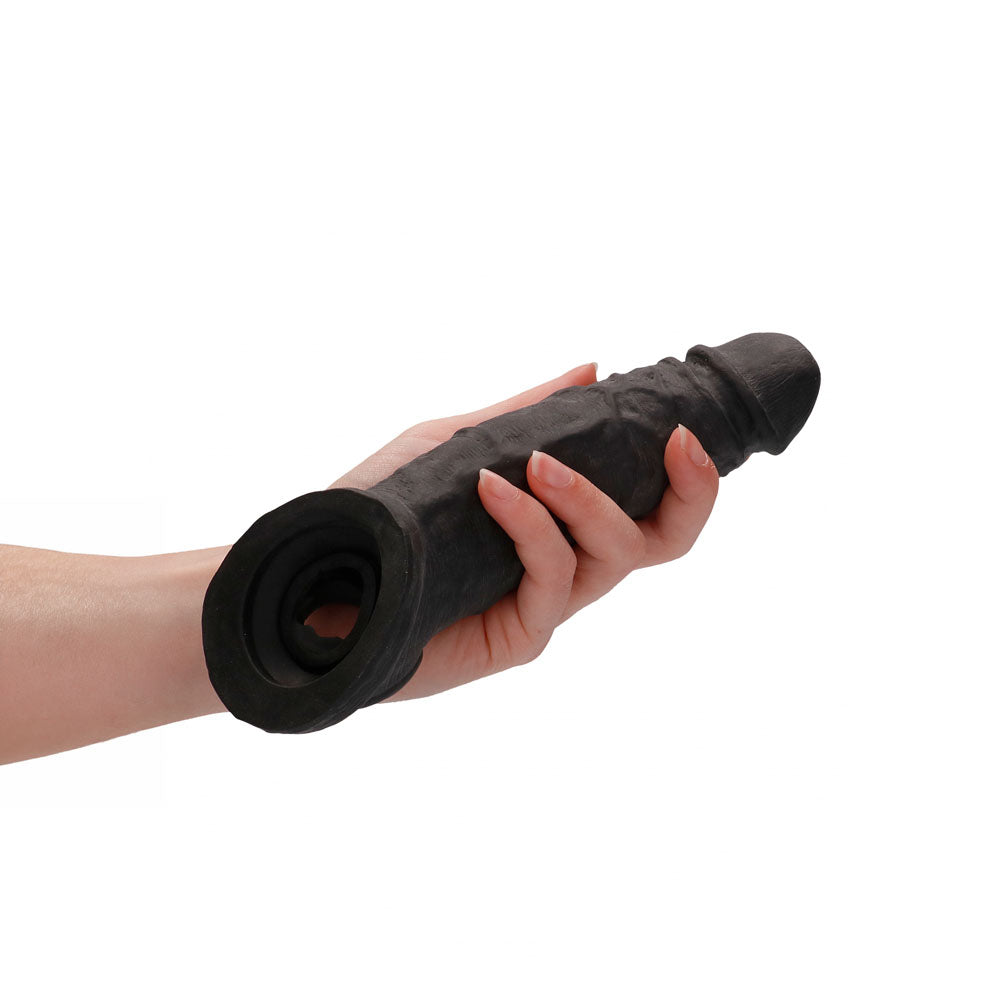REALROCK 9'' Realistic Penis Extender with Rings -  -  22.9 cm Penis Extension Sleeve
