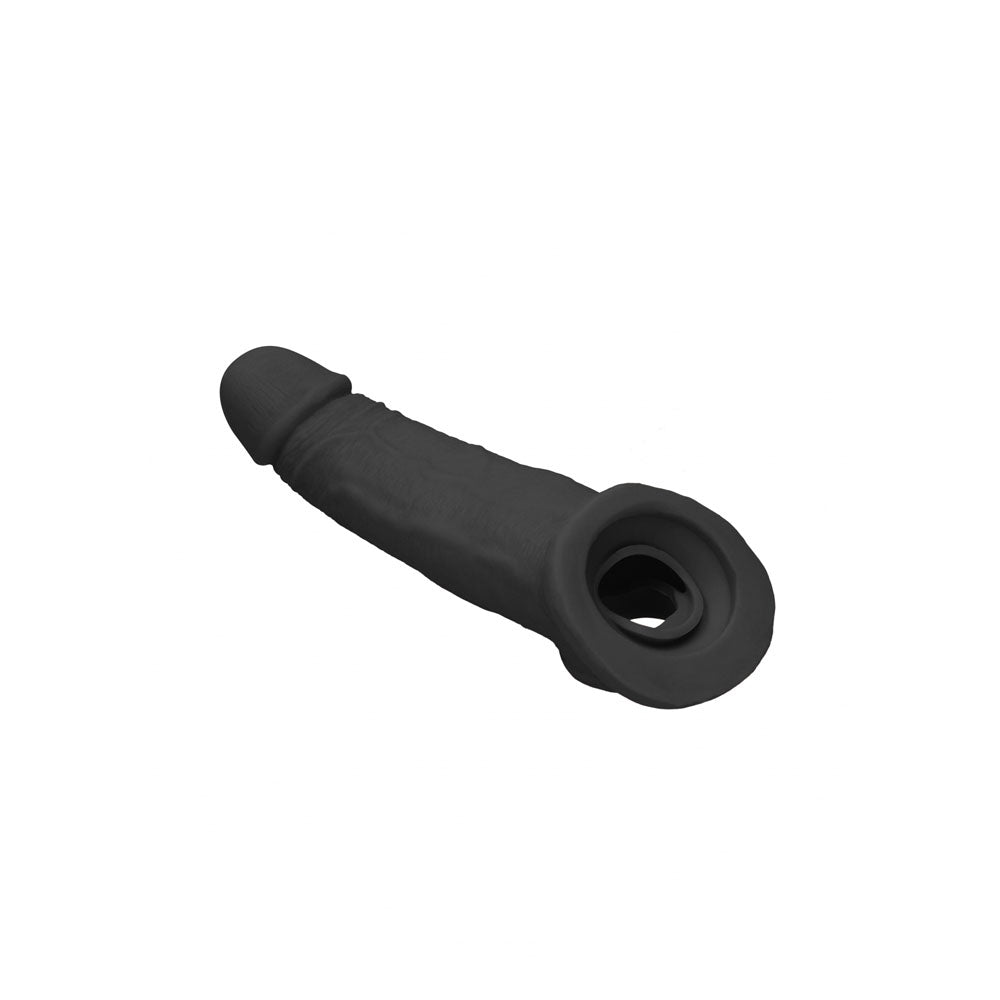 REALROCK 9'' Realistic Penis Extender with Rings -  -  22.9 cm Penis Extension Sleeve