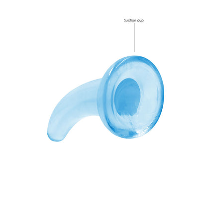 REALROCK Non Realistic Dildo With Suction Cup - 11.5 cm -  -  11.5 cm Curved Pegging Dong