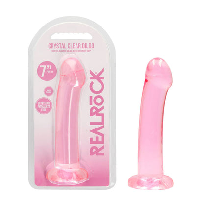 REALROCK Non Realistic Dildo With Suction Cup - 17 cm -  17 cm Dong