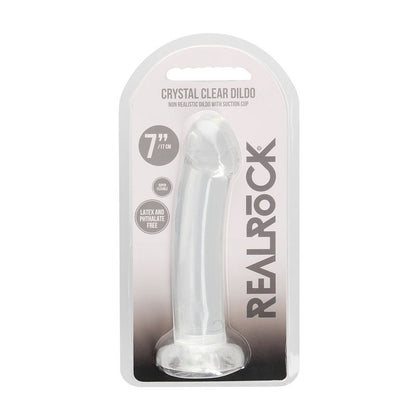 REALROCK Non Realistic Dildo With Suction Cup - 17 cm -  17 cm Dong