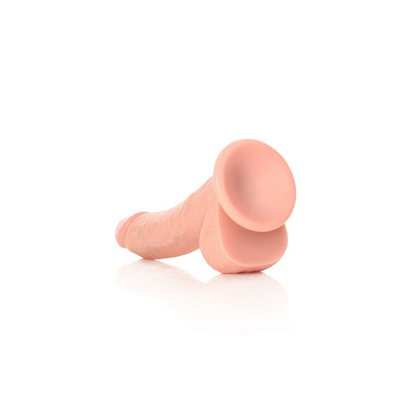 REALROCK Realistic Regular Curved Dong with Balls - 20.5 cm