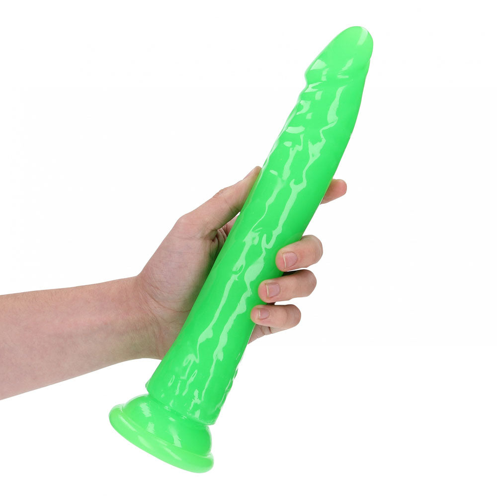 REALROCK 29 cm Slim Glow in the Dark Neon -  - Glow in Dark  29 cm (11'') Dong