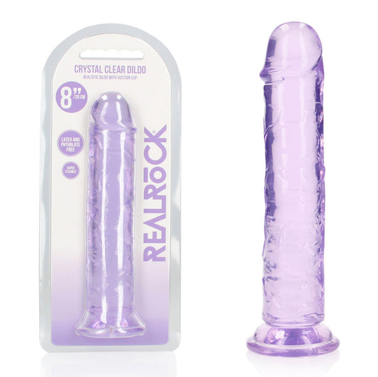REALROCK 20 cm Straight Dildo -  -  20 cm (8'') Dong