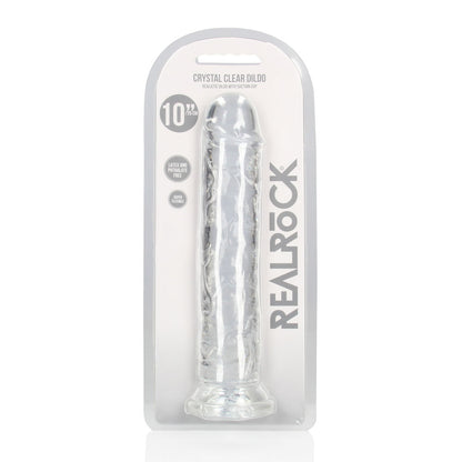 REALROCK 28 cm Straight Dildo - Transparent -  28 cm (10'') Dong