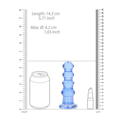 REALROCK 14 cm Curvy Anal Plug -  -  14 cm (4.5'') Butt Plug