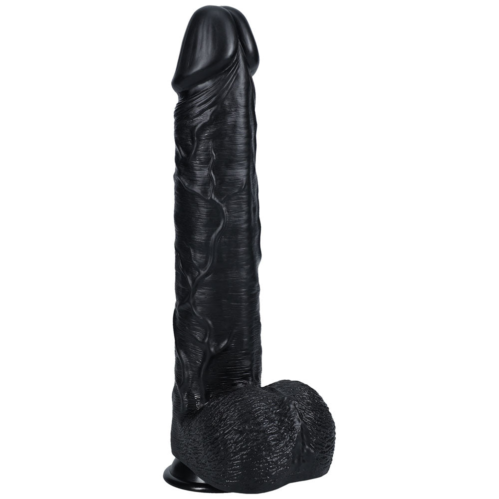 REALROCK 38cm Extra Long Dildo with Balls -  -  38 cm (15'') Extra Long Dong