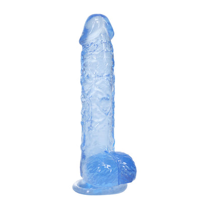 REALROCK 5'' Crystal Clear Dildo with Balls -  - Clear  14.7 cm Dong