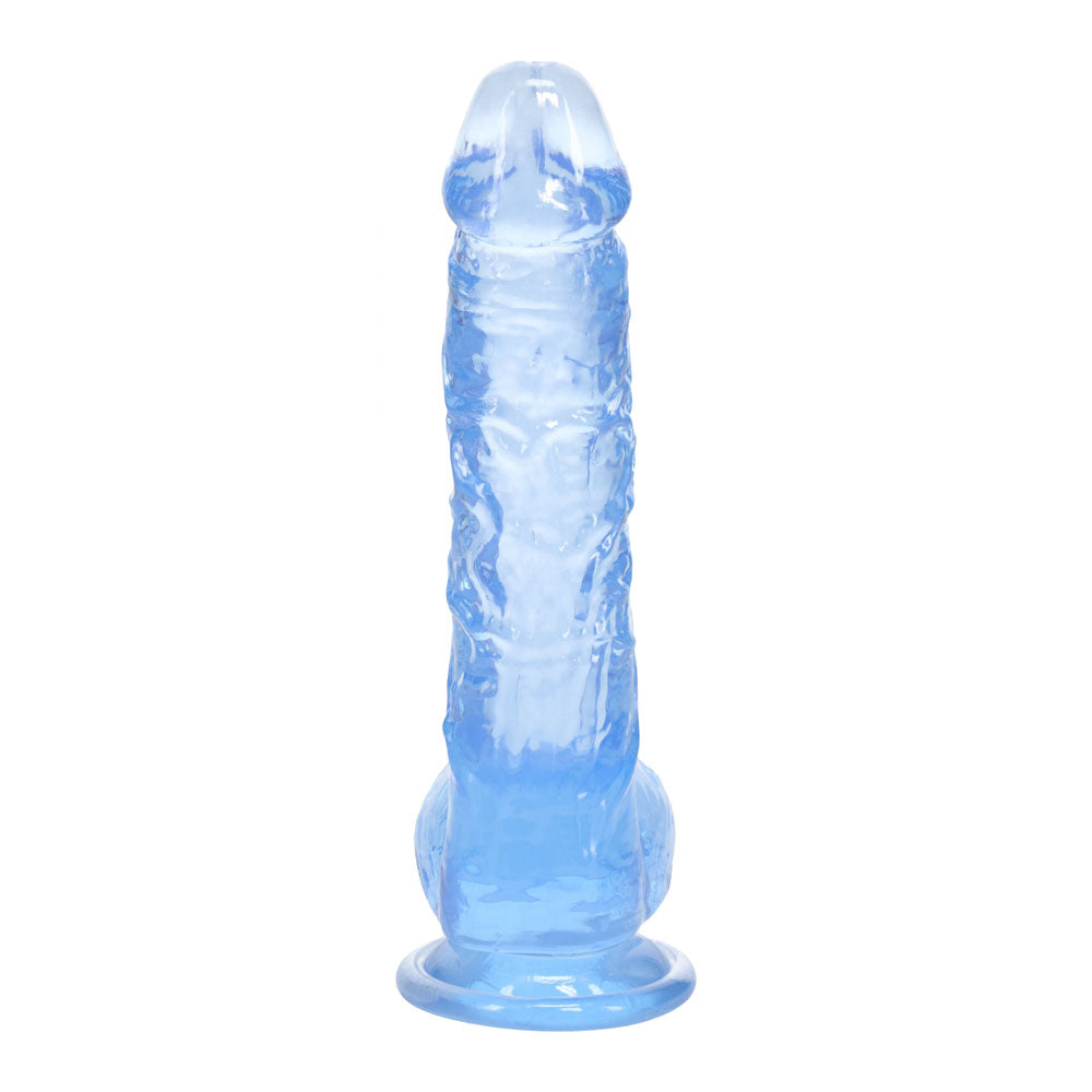 REALROCK 5'' Crystal Clear Dildo with Balls -  - Clear  14.7 cm Dong