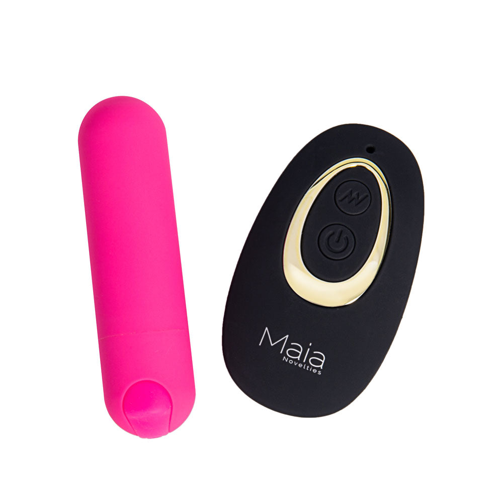 Maia DATE NIGHT PANTY VIBE - L/XL -  L/XL Panty with Pink USB Rechargeable Bullet & Remote