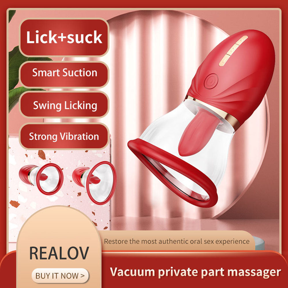LuvPump Adoramor -  USB Rechargeable Licking & Sucking Ladies Pump
