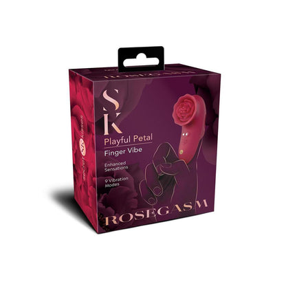 Secret Kisses ROSEGASM PLAYFUL PETAL -  USB Rechargeable Finger Stimulator