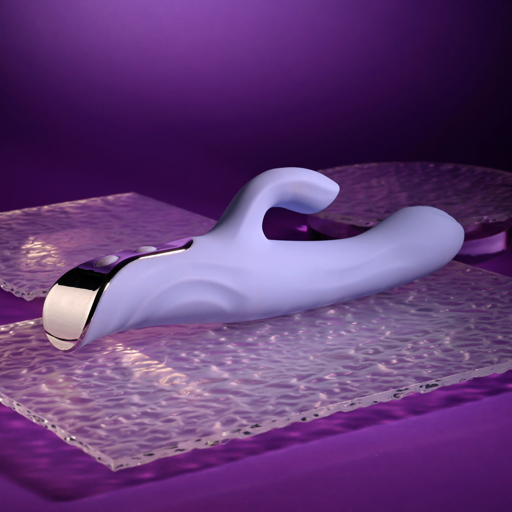 Evolved LAVENDER LOVE -  23.3 cm USB Rechargeable Rabbit Vibrator