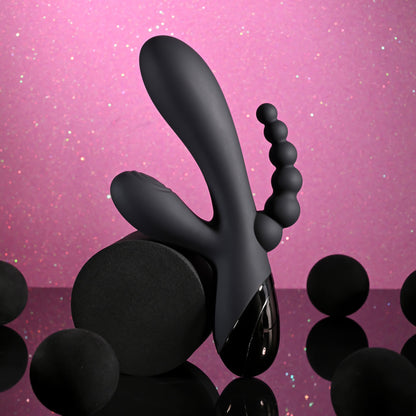 Selopa TRIPLE ACES -  19.7 cm USB Rechargeable Triple Stimulator Vibrator